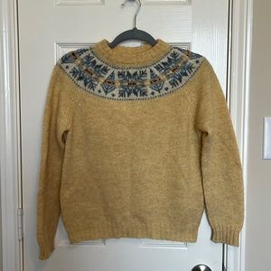 Vintage Shetland Islands Brooks Bros Wool Sweater